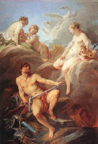 Francois Boucher Venus Demanding Arms from Vulcan for Aeneas France oil painting art